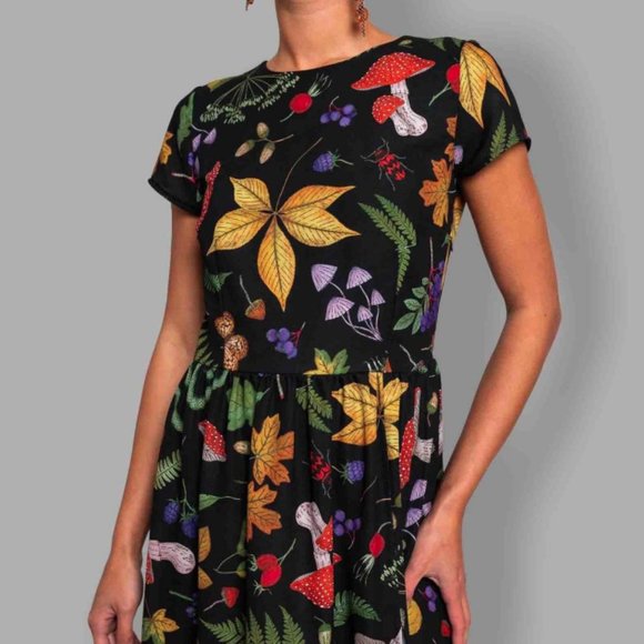 Cosmic Drifters Theodora Hedge Witch Dress Size 6 - Picture 2 of 5